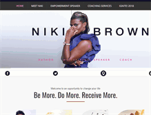 Tablet Screenshot of nikibrown.org
